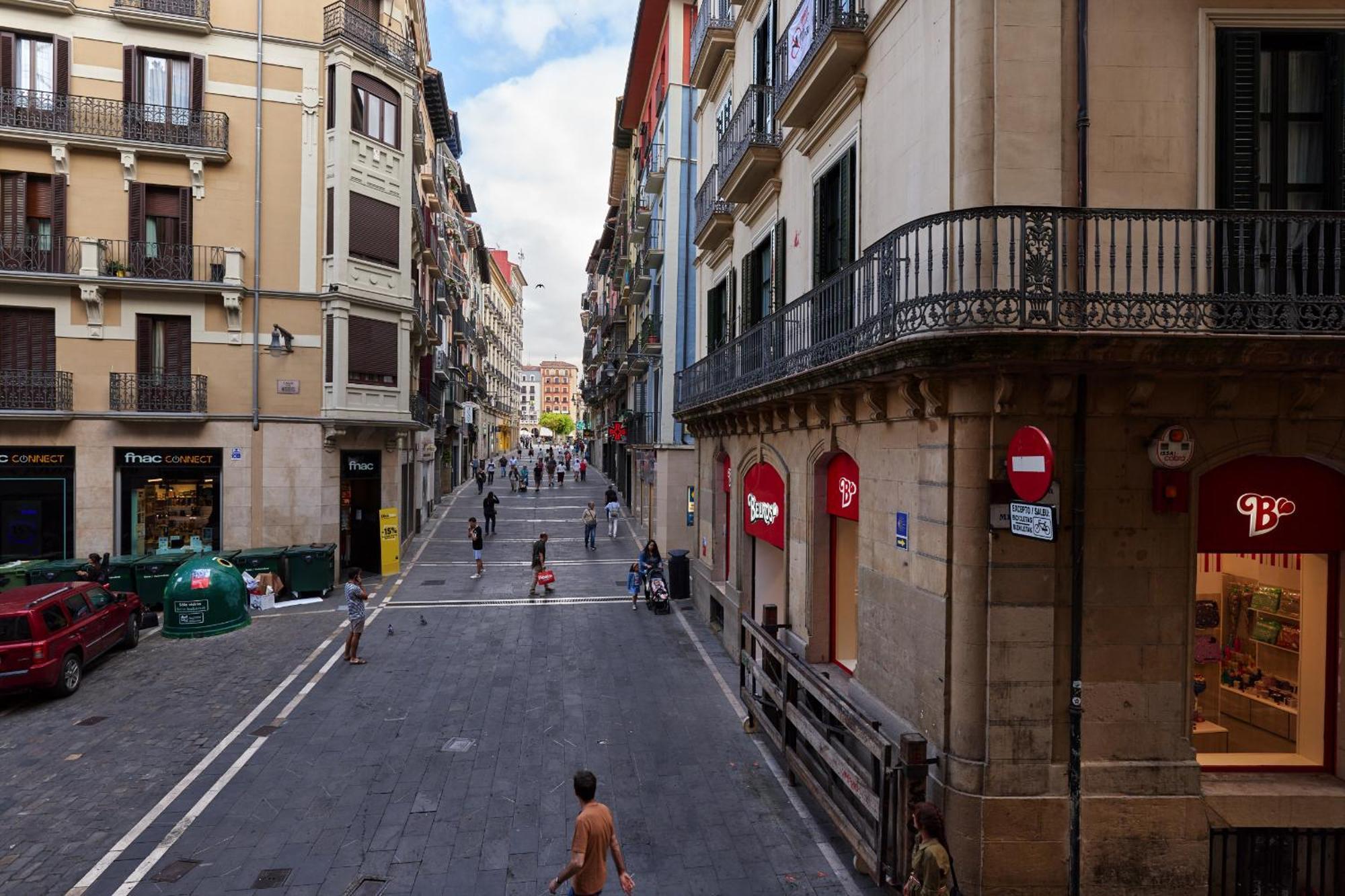 Tuapartamento Vistas Directas Al Encierro - Mercaderes 9 - Lägenhet Pamplona Exteriör bild